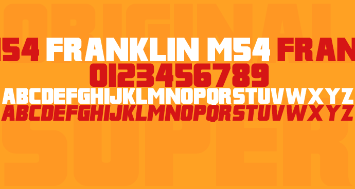Franklin M54 font
